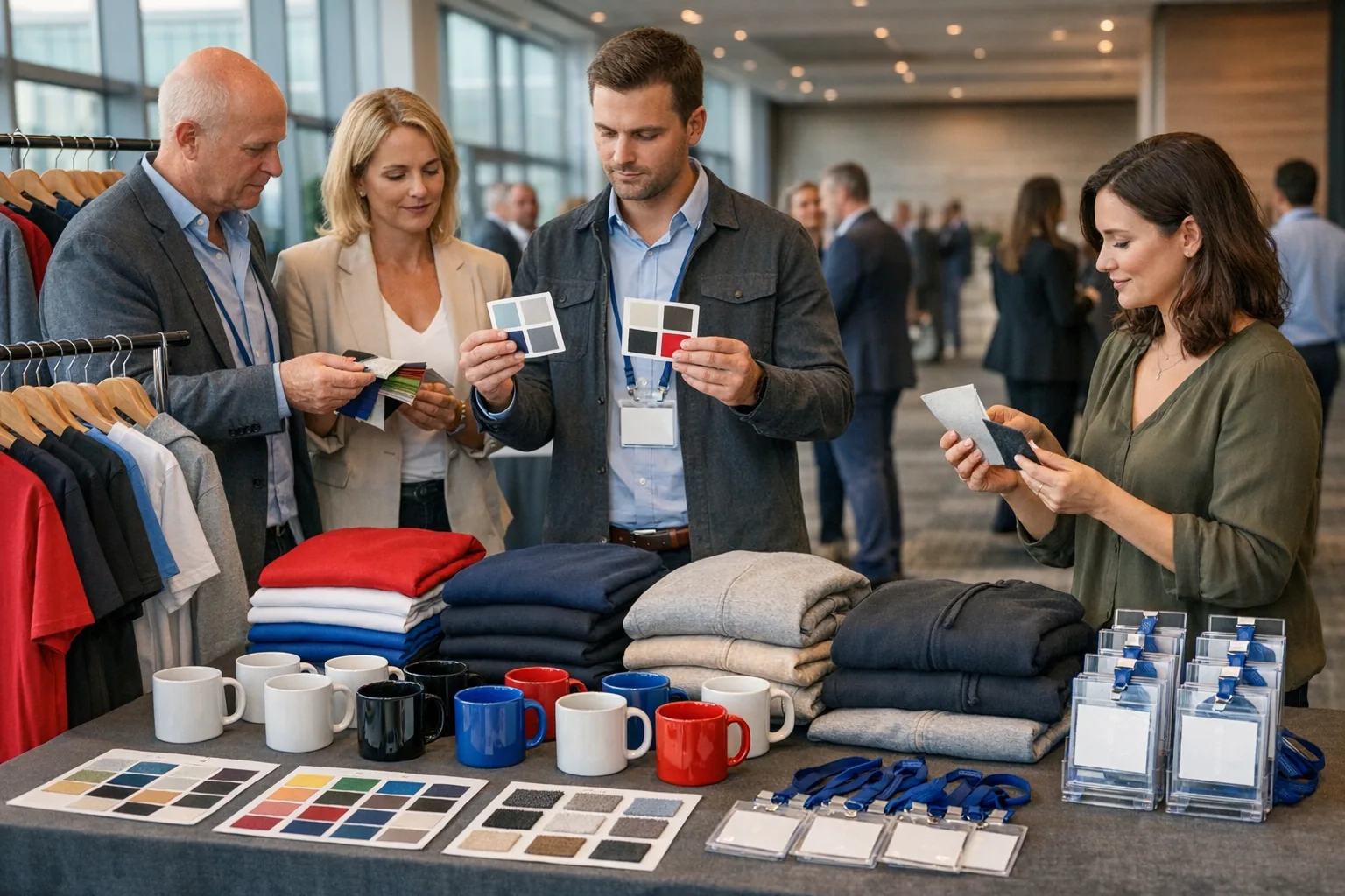 Co wybrać na event: koszulki, bluzy czy kubki i co daje efekt?