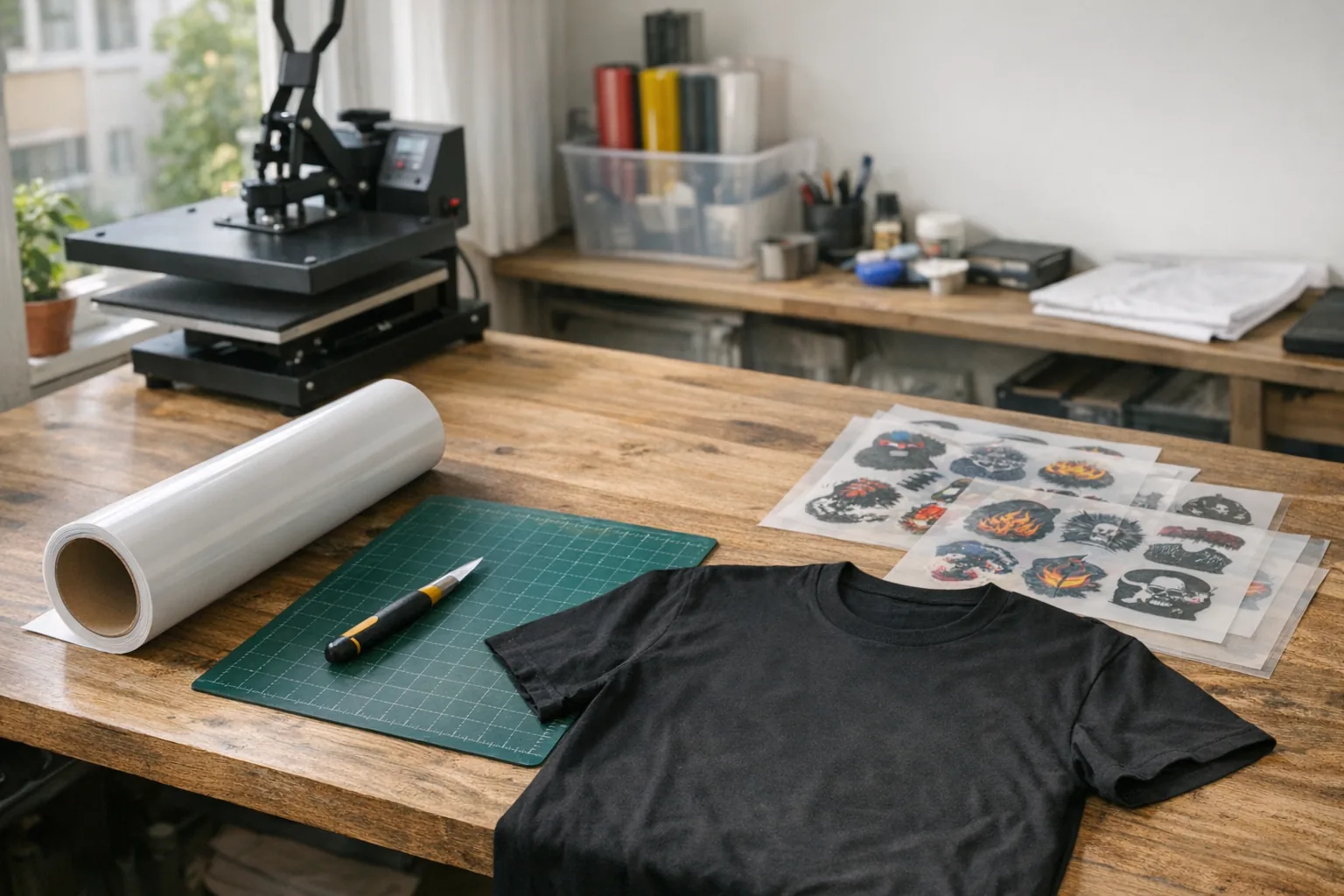 Flex HTV czy DTF — co wybrać do małych serii i dropów?