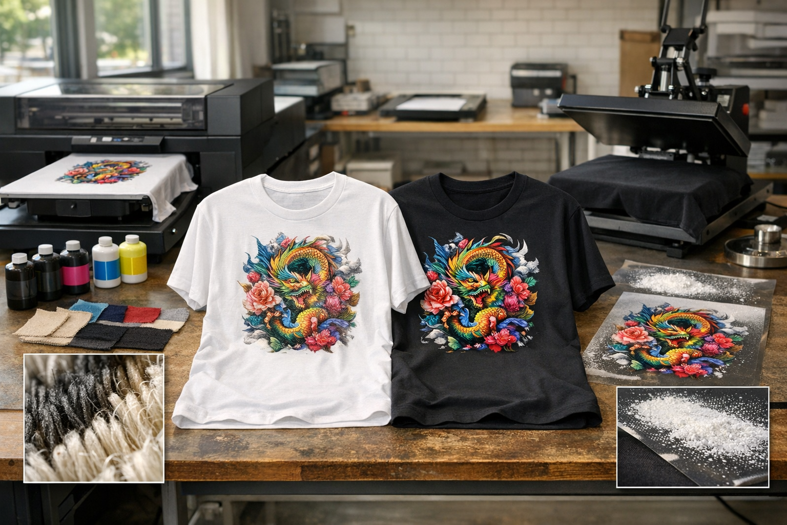 DTG vs DTF: Kompletne porównanie technologii druku na odzieży