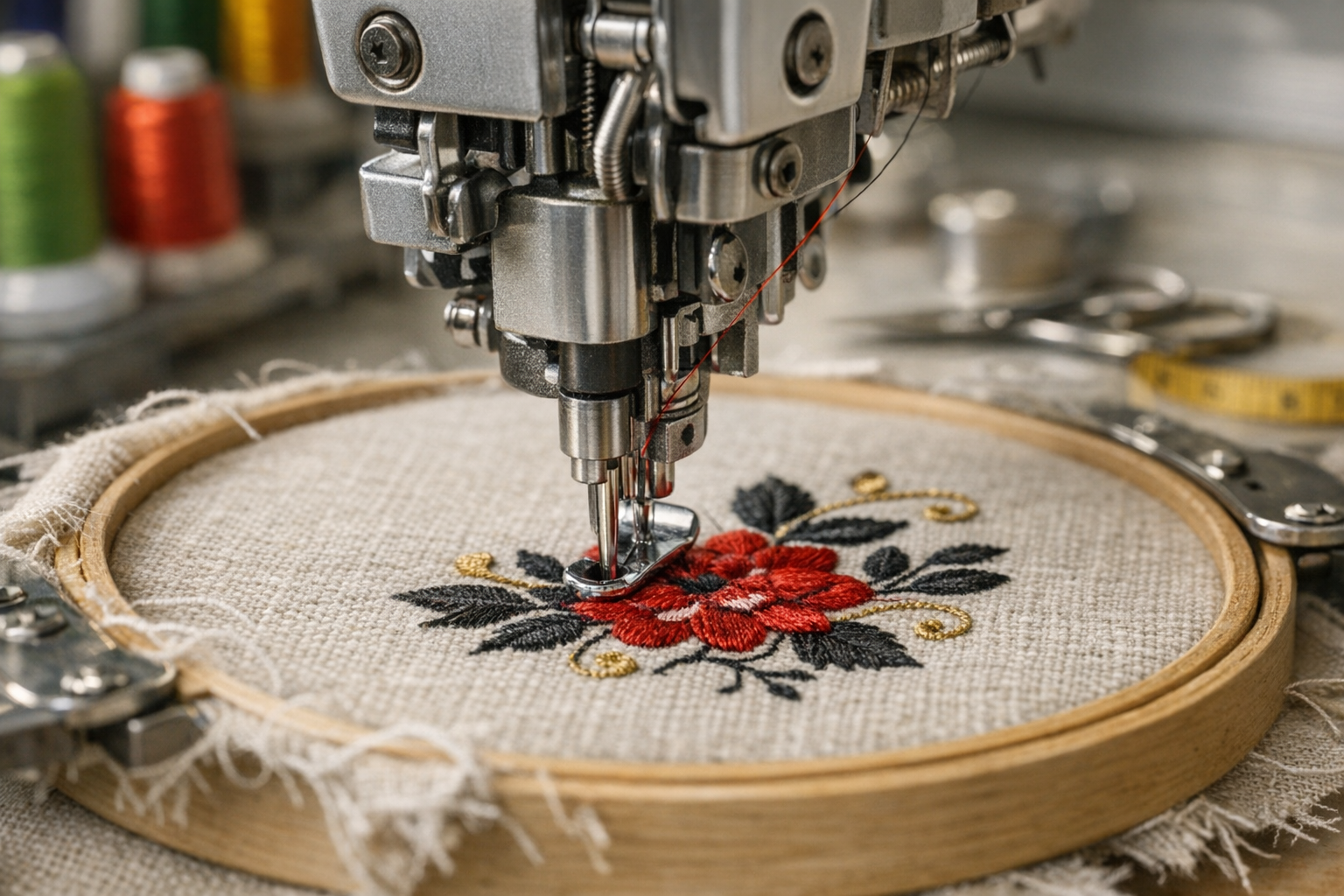 Inżynierska precyzja haftu komputerowego