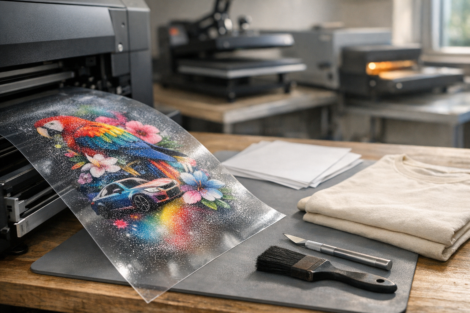 Analiza chromatyczna nadruku DTF